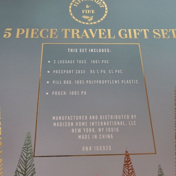 Madison Home International Elegant Travel Gift Set with Gold and Silver Accents - Picture 8 of 9